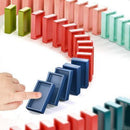 Trenzinho de enfileirar dominós - 60 peças