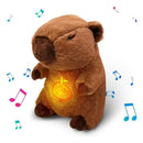 Pelucia Capivara Respira Musical Sons Para Dormir Luz Soneca