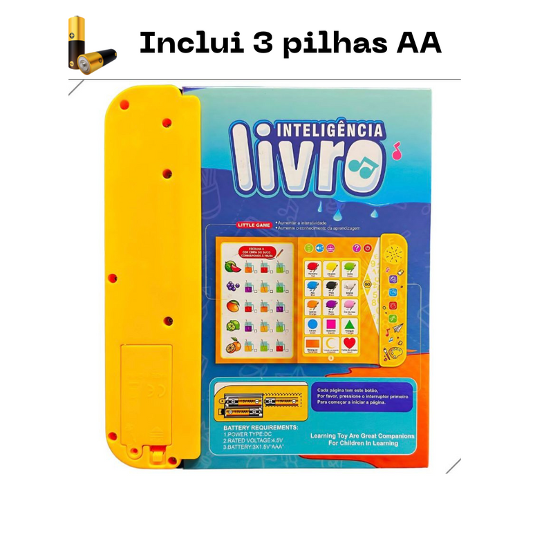 Livro Inteligente + 3 Pilhas AA de Brinde