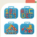 Maleta de Ferramentas Infantil com Parafusadeira eletrica e Peças para montar