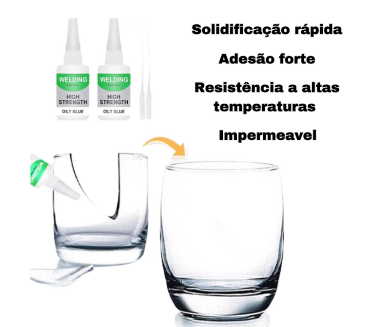 Cola oleosa de alta resistência para soldagem