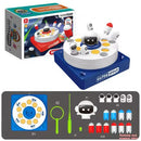 Jogo 2 em 1 de captura de foguetes saltitante + pesca