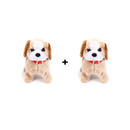 Cachorrinho de Pelúcia Pula Anda Late e da Cambalhota