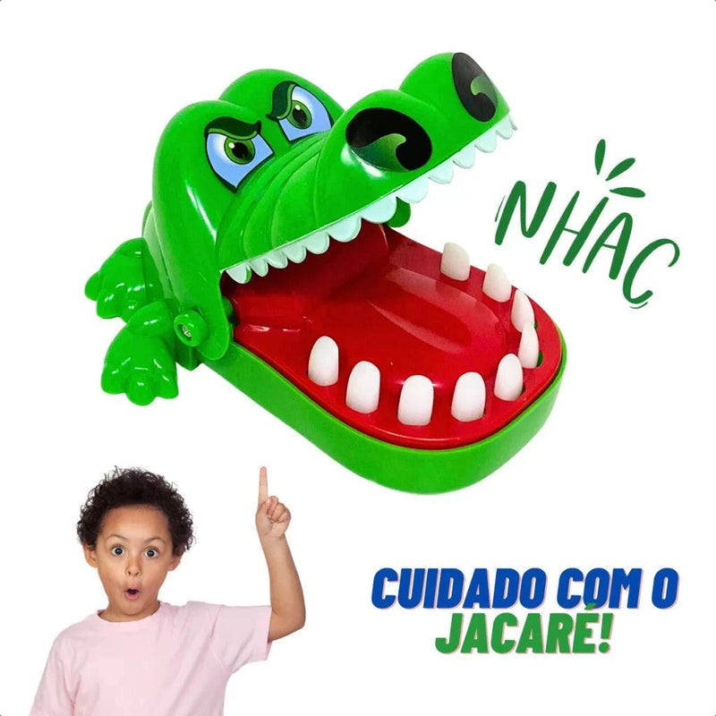 JACARÉ DENTISTA MORDIDA DIVERTIDO