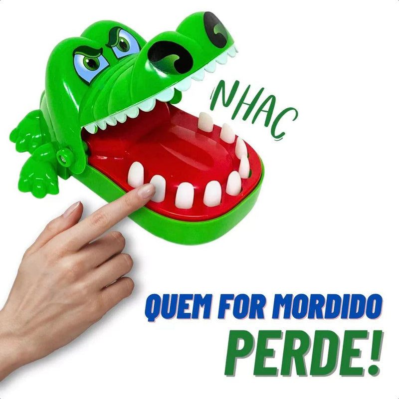 JACARÉ DENTISTA MORDIDA DIVERTIDO