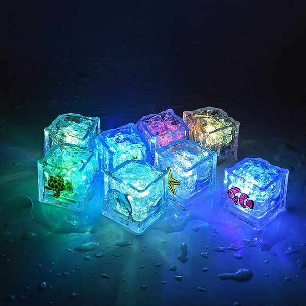 Brinquedo de banho de cubo de gelo LED